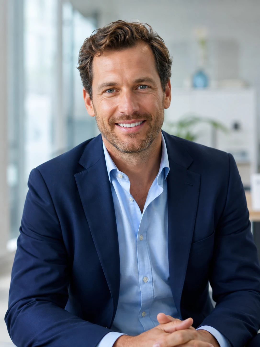 Portrait of an approachable insurance adviser